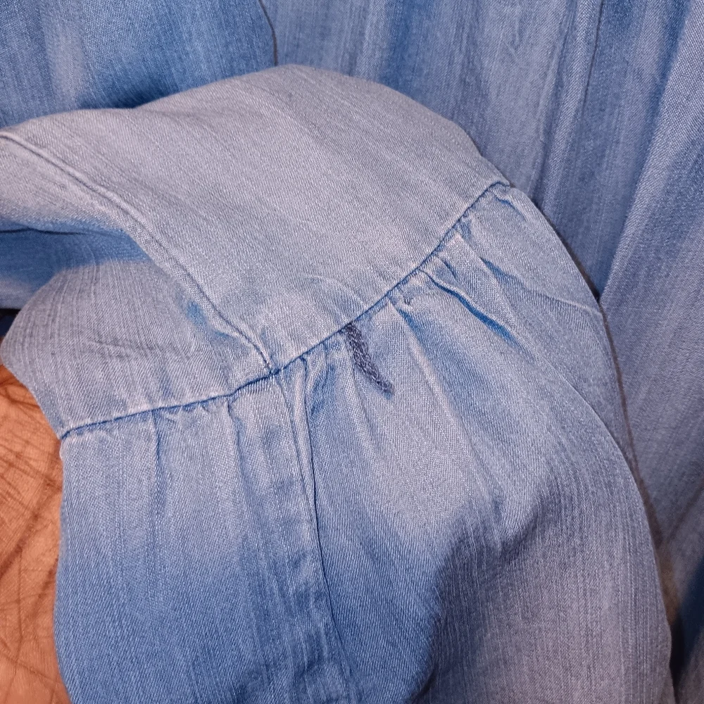 Given Kale Women's Dress XL Balloon Sleeves Embroidered Boho Tassel Flirty - Picture 8 of 8